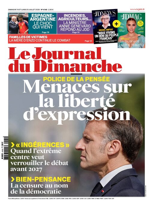 Cover image for Le Journal du dimanche